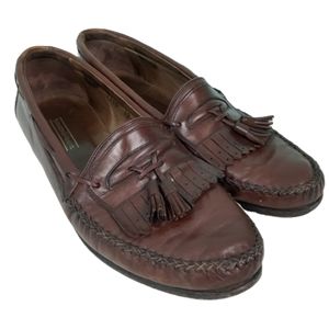 Johnston & Murphy Domani loafers, Men's size 12, brown leather